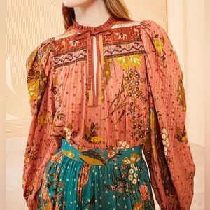 Ulla Johnson Rana Top, Cardinal Pink, 10